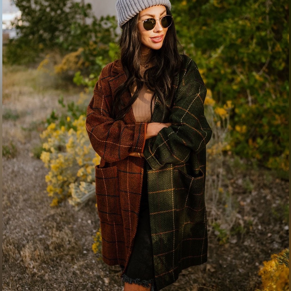 Dressed in LALA Scorpio OG Half + Half Oversized Coat - S/M